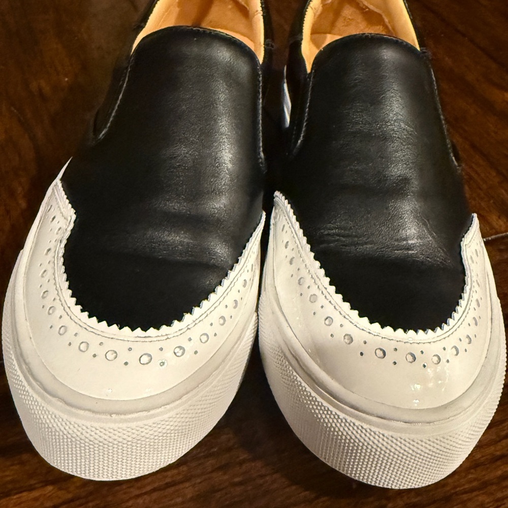 Angela Scott Harper Black and White Sneakers - Picture 2 of 5